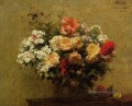 Flores de verano pintor de flores Henri Fantin Latour